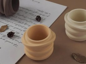 MOlde silicona porta vela MOMIA